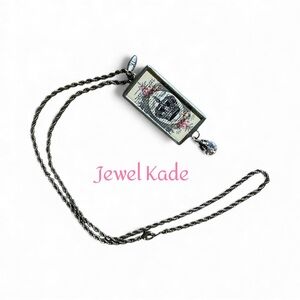Jewel Kade Handcrafted Pendant Necklace with Sparkly Charm Bead